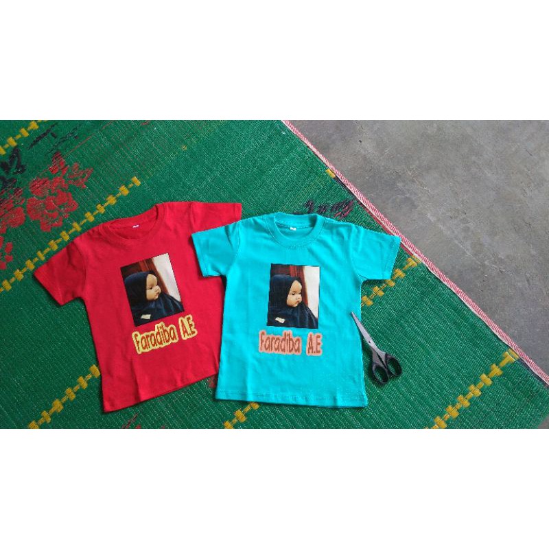 KAOS ANAK ,SABLON FOTO