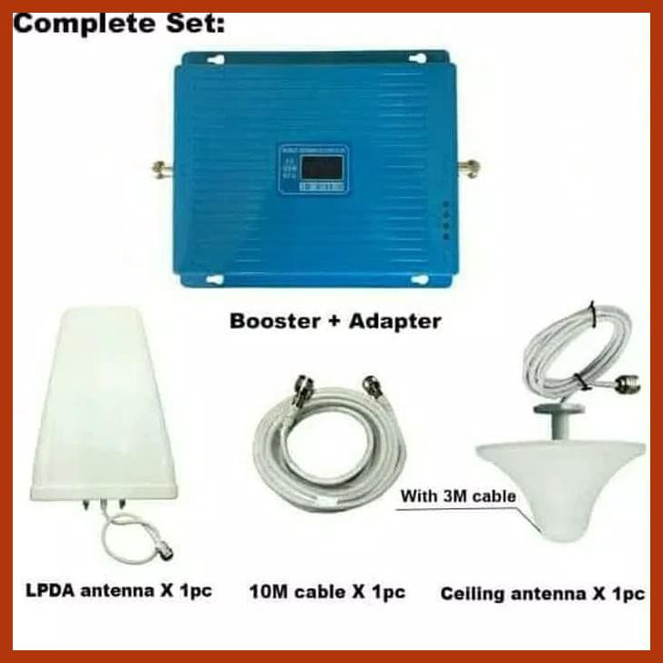 PENGUAT SINYAL HP TRI BAND 2G+3G+4G / REPEATER GSM TRI BAND