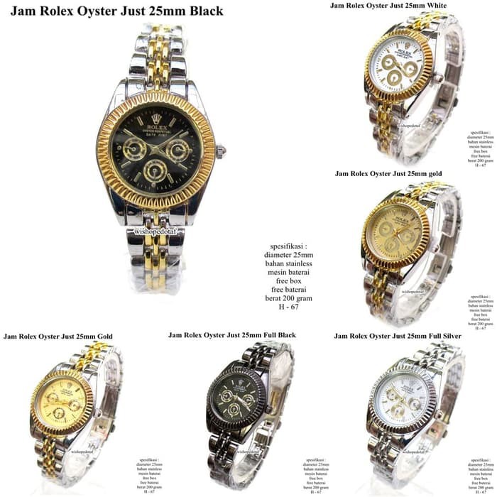 JAM TANGAN PRIA / WANITA ROLEX OYSTER STAINLES