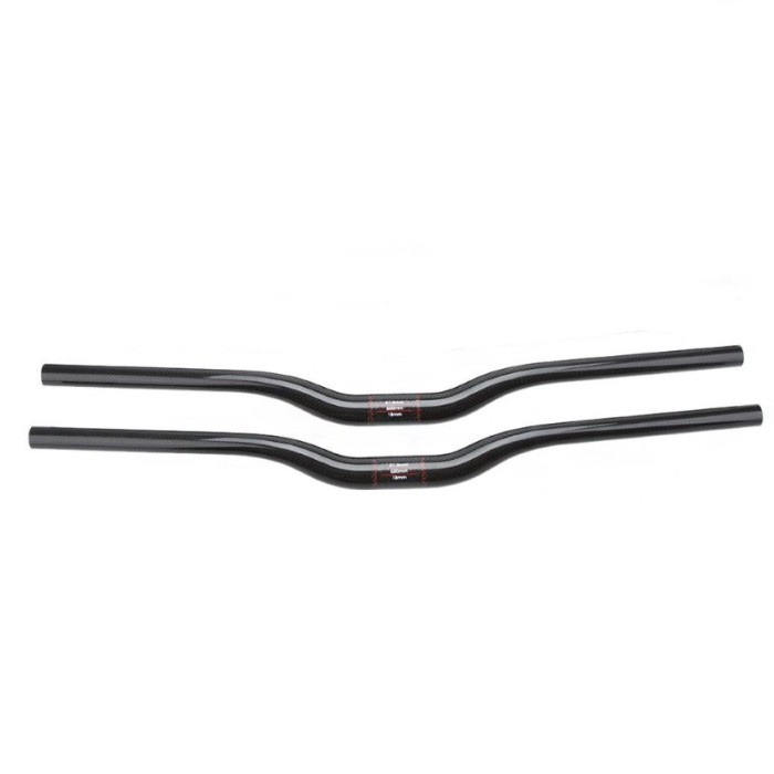 Handlebar MTB Riser CARBON 31,8x640mm Ultra light serat karbon fiber