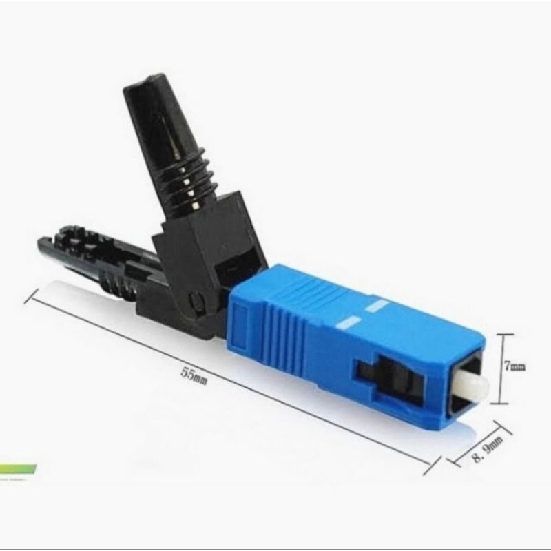 Fast Connector Fiber Optic fo sc upc Push Model Tekan Klik