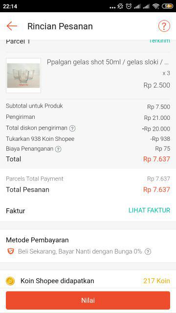 ✨ppalgan✨ Kedaung Gelas Sloki Pht-03 50ml  / Gelas Espresso Gelas Mini Variasi 3