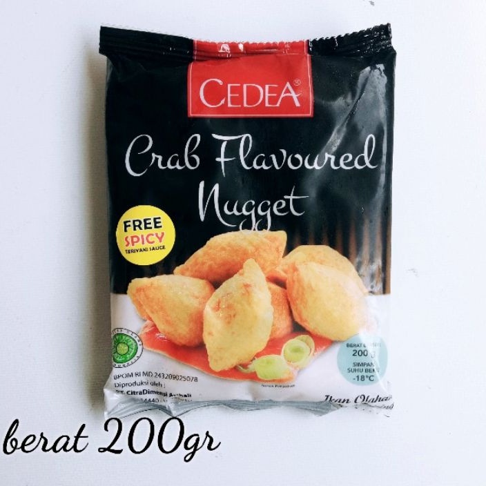 

Cedea Crab Nuget Nugget Kepiting Steamboat olahan Kepiting Frozen Food Jakarta Selatan