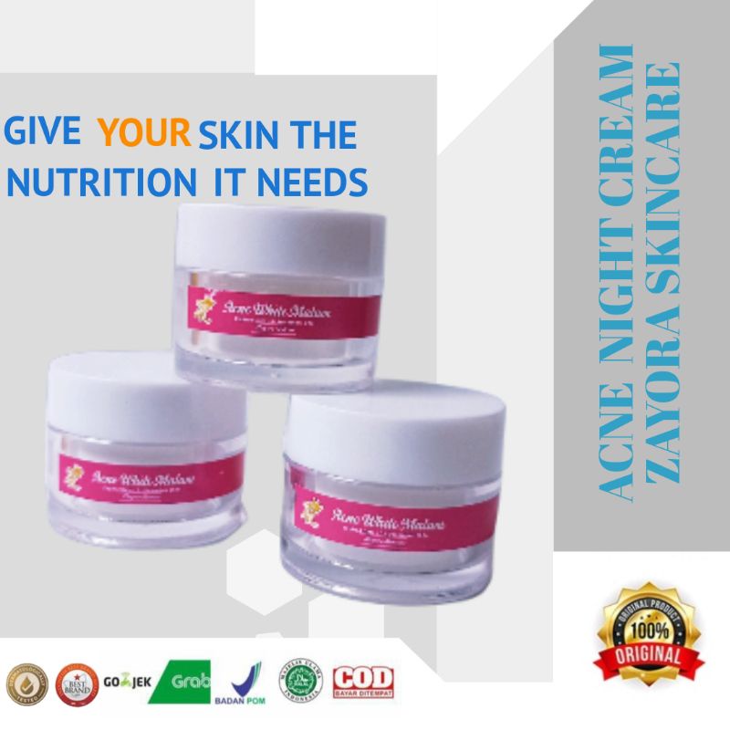 Cream Jerawat Malam - Cream Penghilang Jerawat malam-Cream Malam