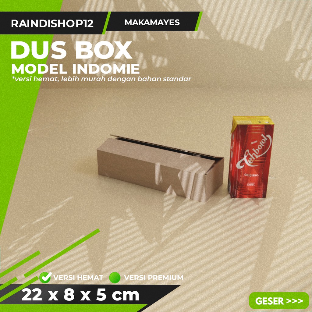 

BOX 22 X 8 X 5 CM KARDUS KOTAK KEMASAN PACKAGING KADO POLOS