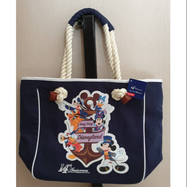 Disney Authentic Canvas Tote Bag