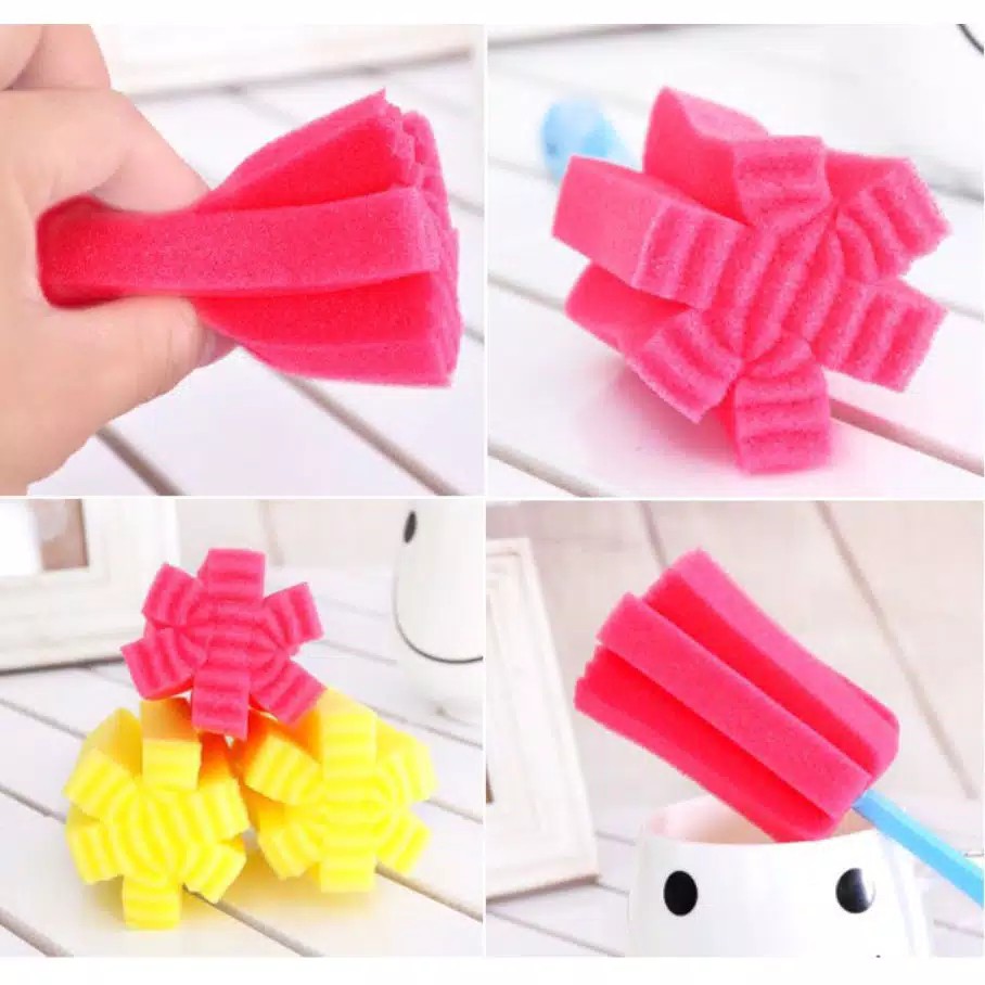 Sikat Botol Susu Bayi / Sikat Gelas / Sponge Bottle Brush-2