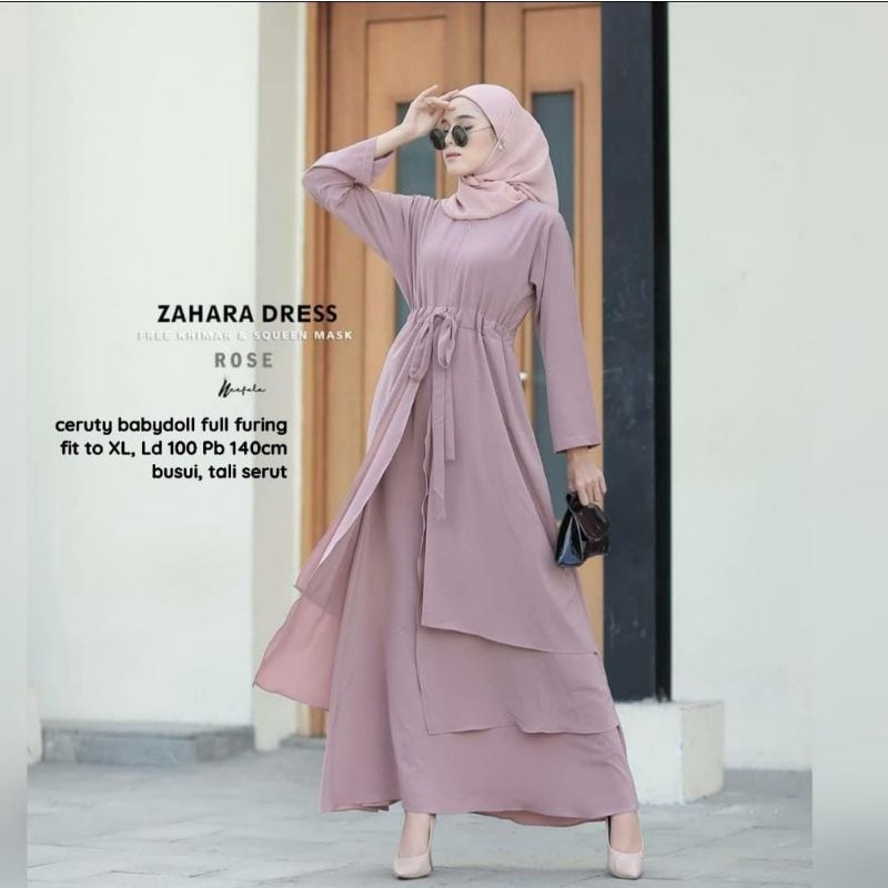 gamis maxy zahara dress shakila
