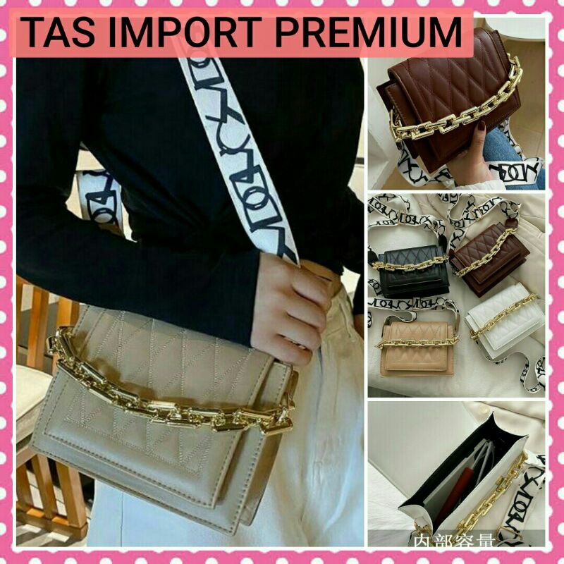 Tas Wanita Terbaru 2021 Import Branded Tas Selempang Wanita Import Batam Sling Bag wanita Ready