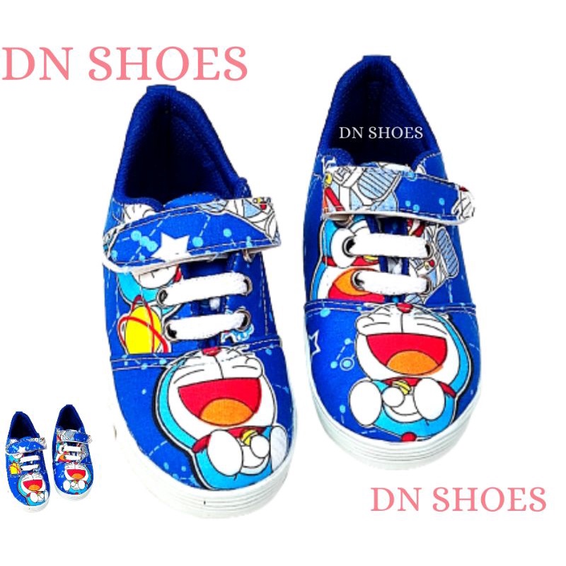 Sneakers Anak Sepatu anak Laki-Laki Perempuan Kucing Dora Navy