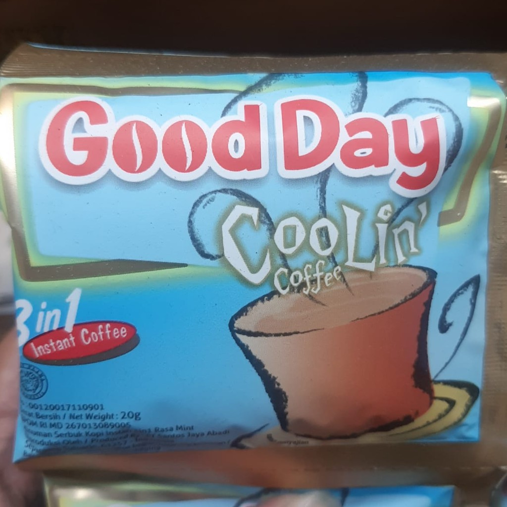 

Good Day Cool in Coffee 3 in 1 20 gr - Sachet