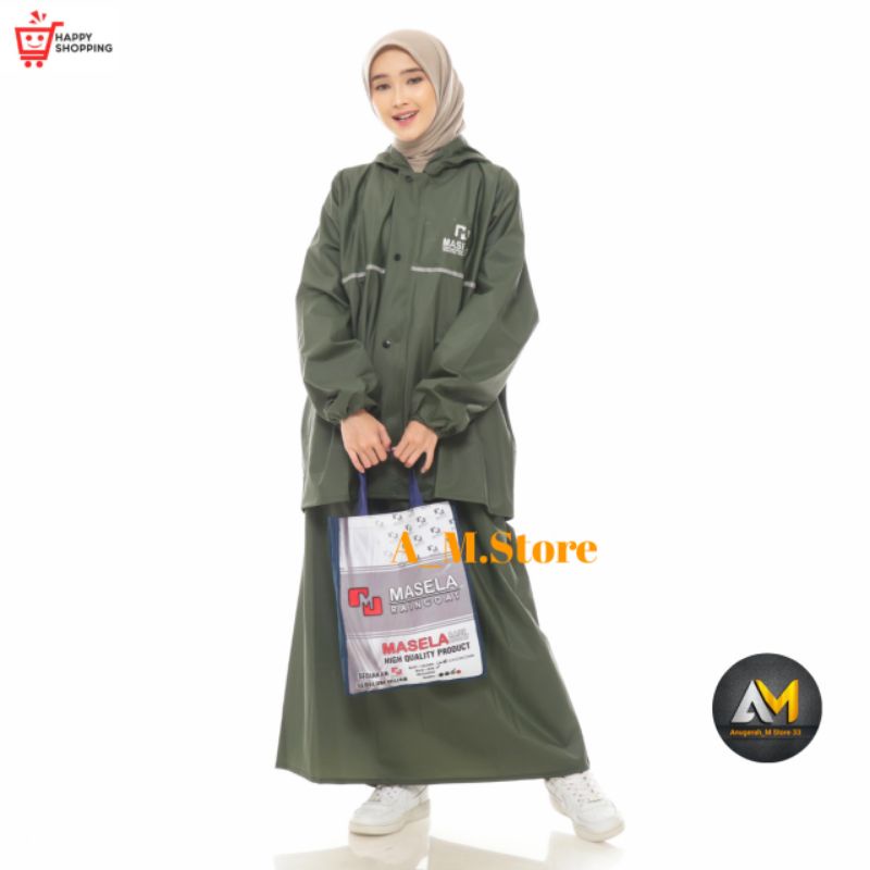 JAS HUJAN, WANITA BAJU ROK, BAJU ROK WANITA BY MASELA THE BEST QUALITY