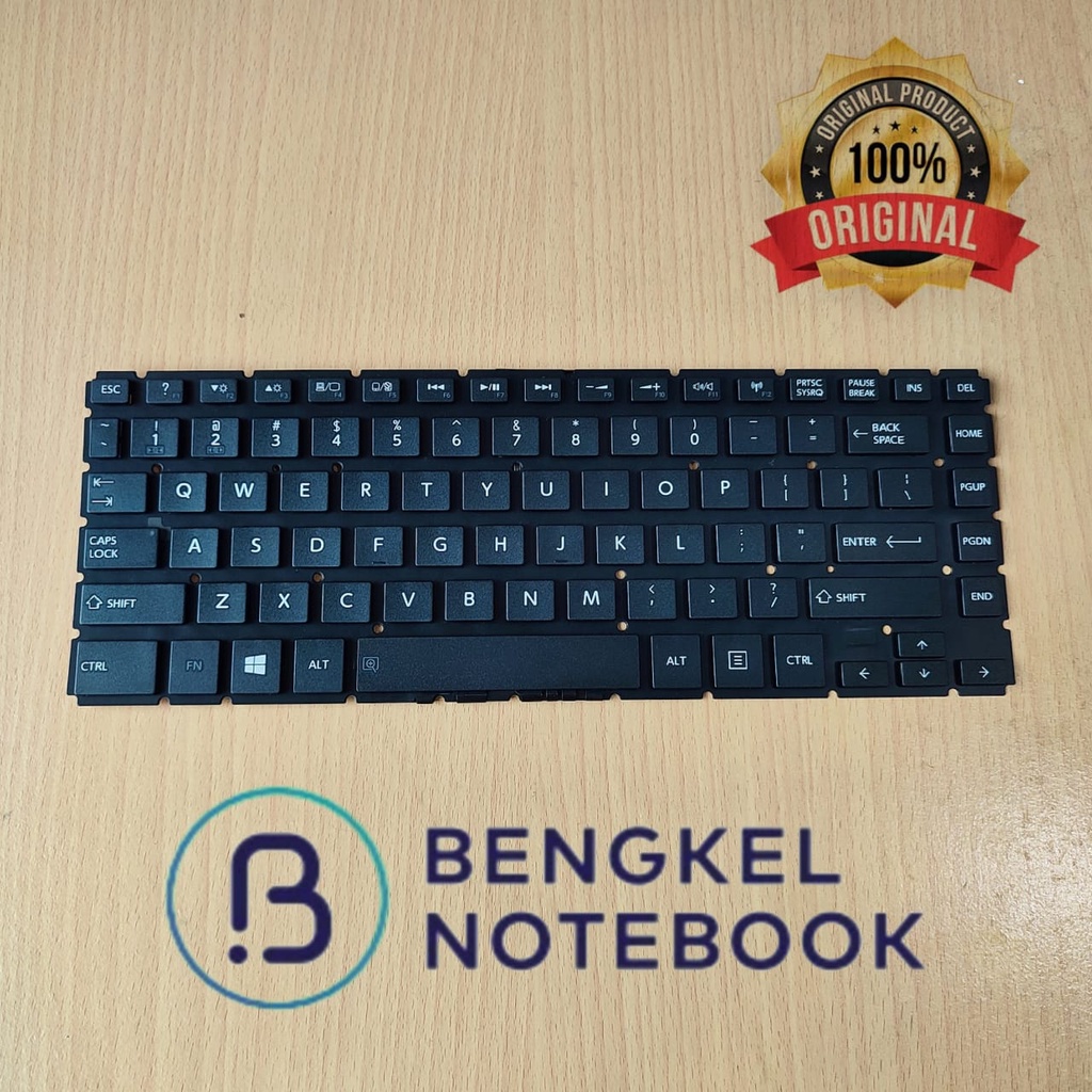 Keyboard Toshiba Satellite L40-B L40-A E45W E45 L40B L40D-B L40DT-B  Black Kabel Panjang