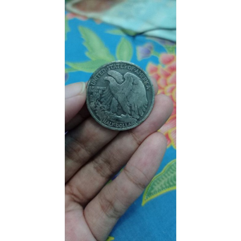 Koin Half Dollar Walking Liberty 1935