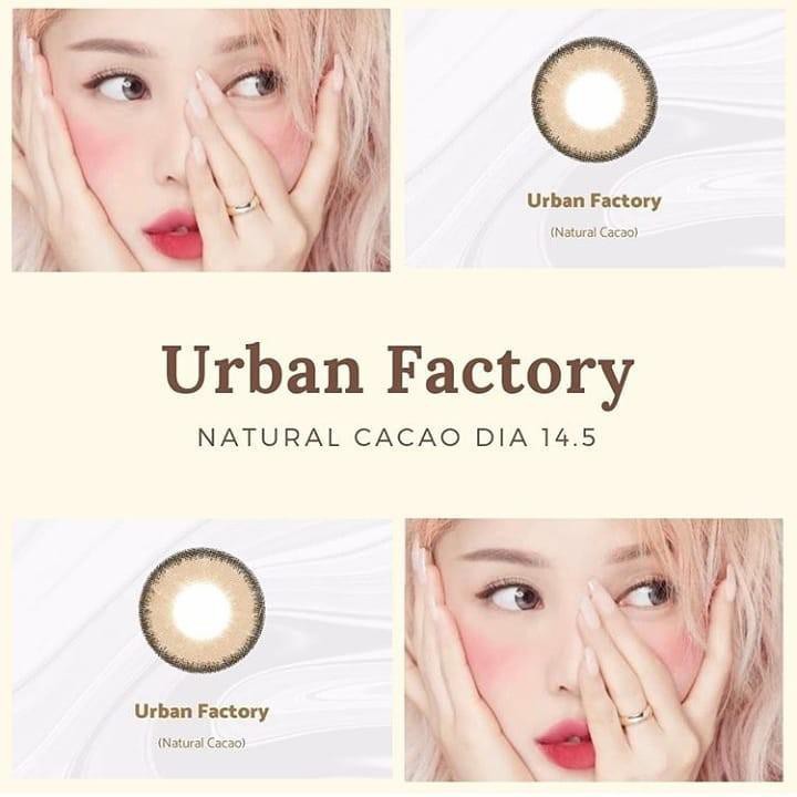 SOFTLENS NATURAL URBAN FACTORY NORMAL 14.5MM GRATIS TEMPAT SOFLEN