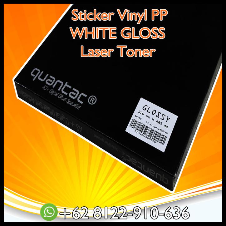 

Quantac Stiker Vinyl Digital - Stiker Putih Gloss