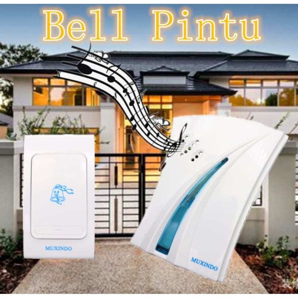 Door Bell Bel Pintu Rumah Wireless Tanpa Kabel