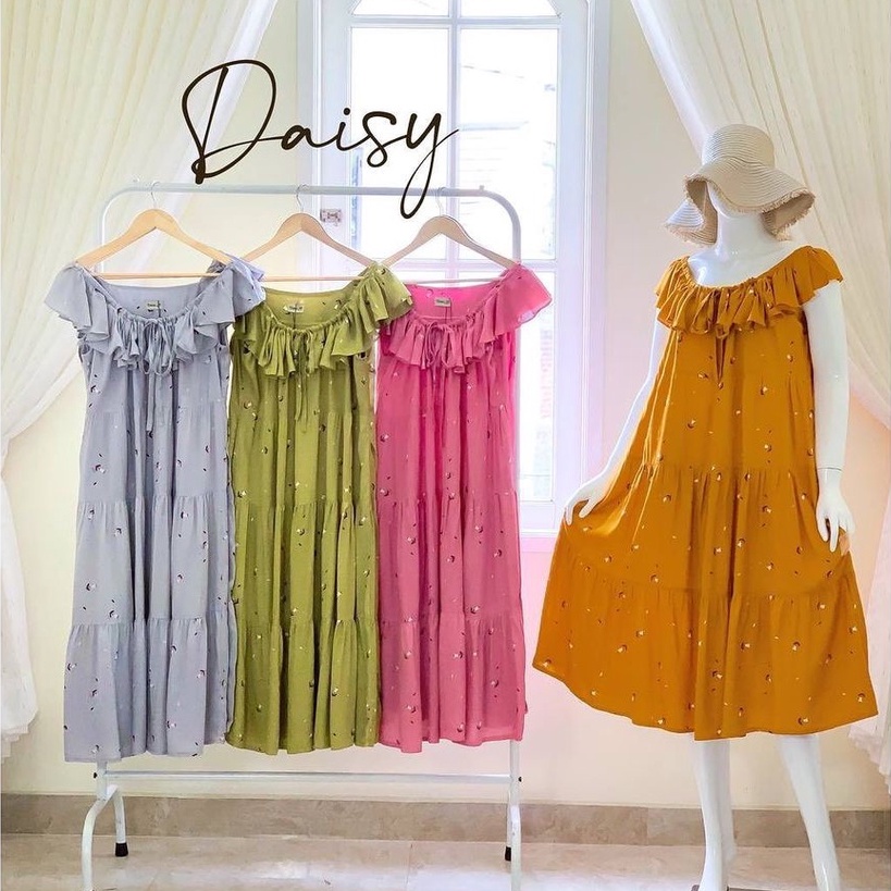 IFANI || TERBARU || Daisy Dress Homedress Cotton Rayon Premium || TERLARIS || Dress Sexy || Baju Pan