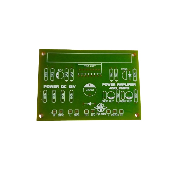 PCB POWER AMPLIFIER 450 PMPO TDA 7377 DC 12V PA-056