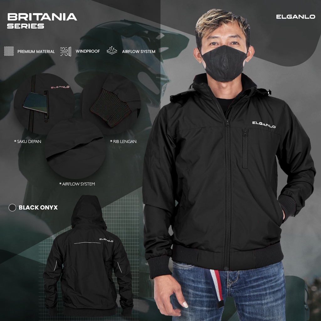 Jaket Hoodie Outdoor Motor Pria Casual - Jaket Parasut Big Size 5XL Jaket Cewek Cowok Copile Polos u