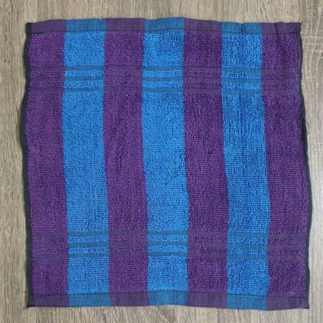 sapu tangan handuk kecil muka uk.35x35cm handuk wajah salur lembut - RANDOM