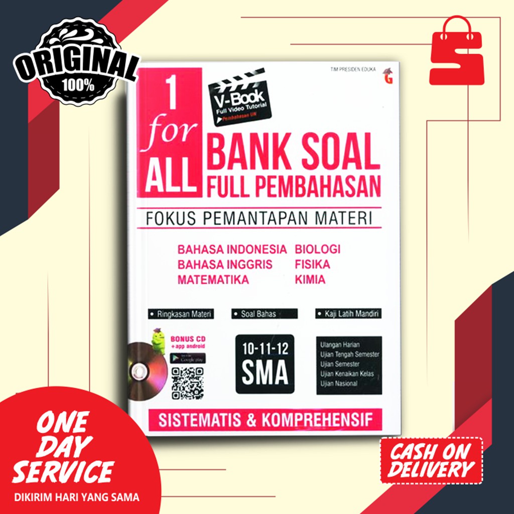 Buku Materi Soal Sma 1 For All Bank Soal Pembahasan Sma 10 11 12 Shopee Indonesia