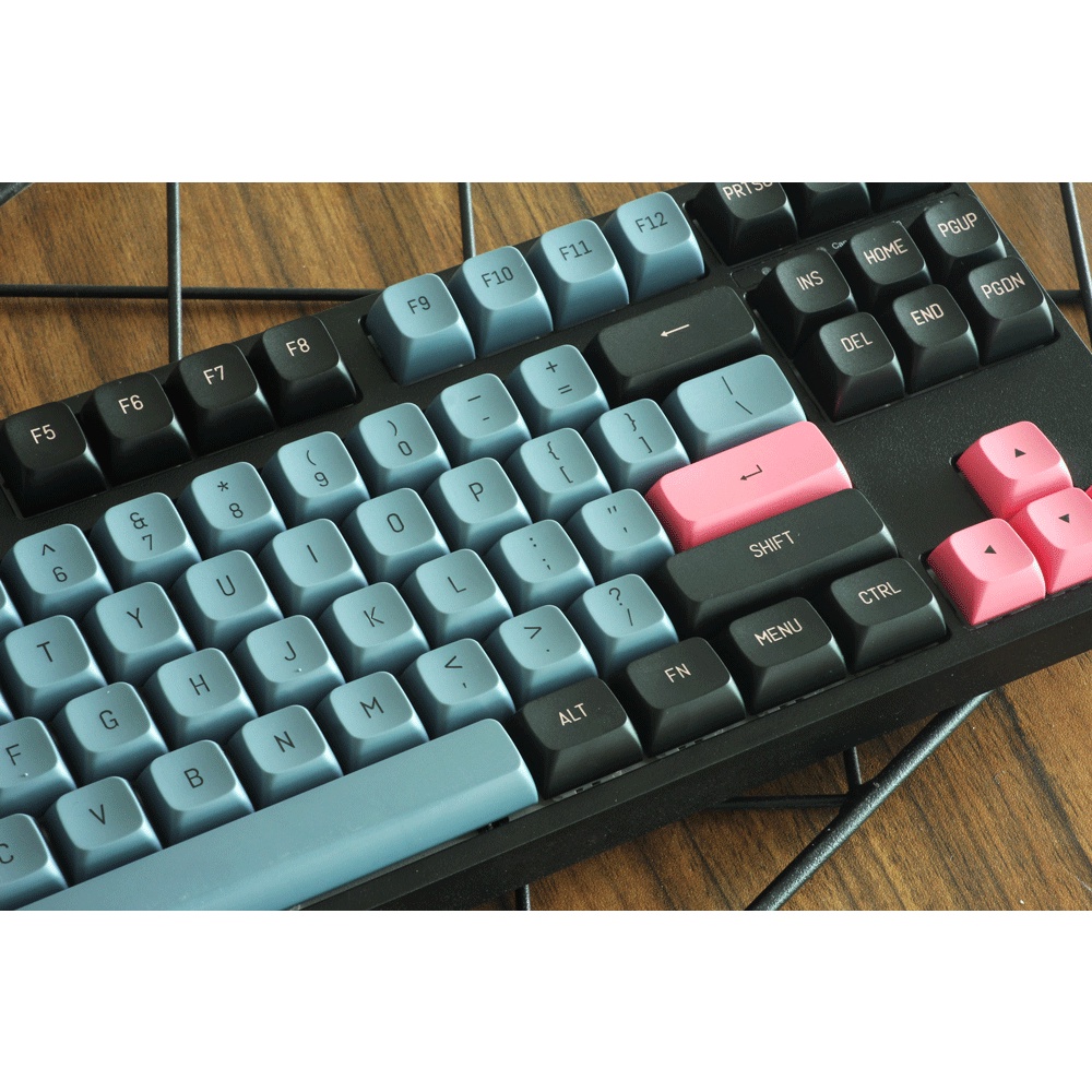 Feker KEYCAP PBT GMK Clone 8008 Olivia CSA Profile ISO Enter 6.25U 7U Untuk Keyboard Mekanik