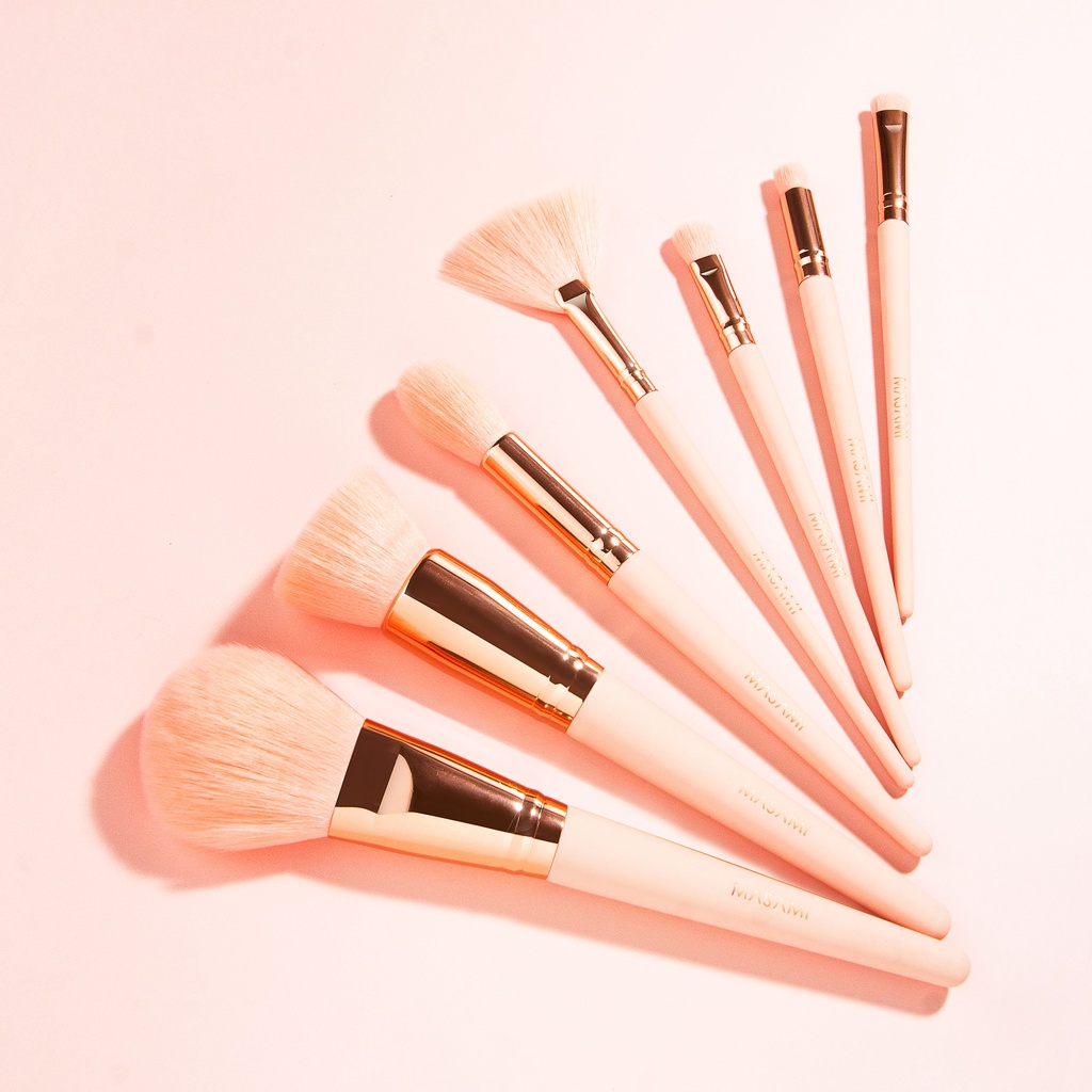 Masami Peach,Please! Brush Set (7 Pieces) Kuas Set Makeup