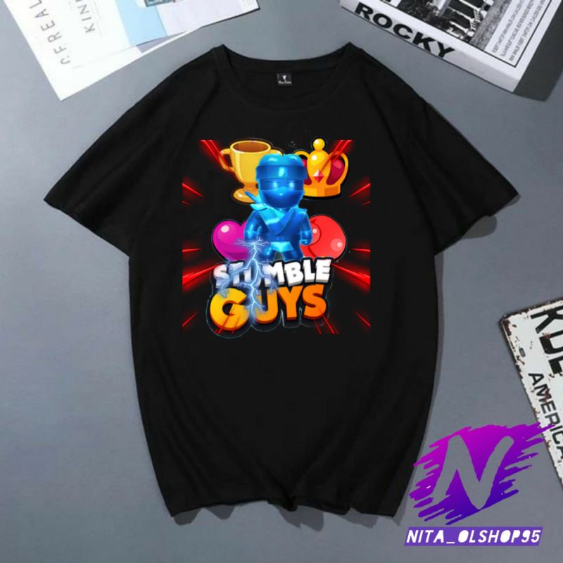 kaos anak stumb le guys baju anak stumble guys premiun DYNAMITRON