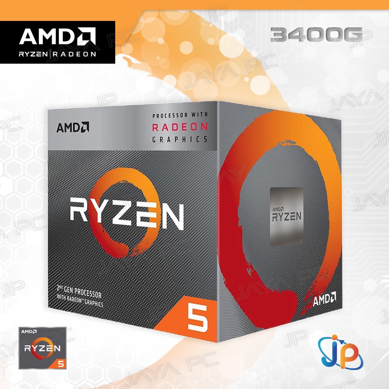 Processor AMD Ryzen 5 3400G 3.7 - 4.2 GHz Socket AM4 With Radeon Vega