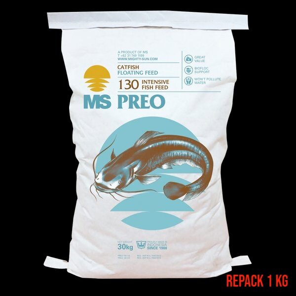 Preo 130-3 Repack 1kg 1 kg Pakan Pelet Pellet Makanan Khusus Ikan Lele