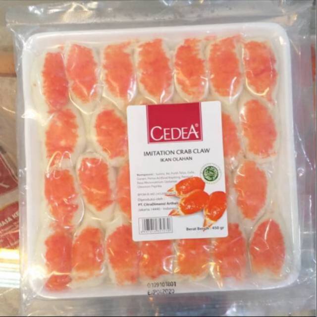 

Cedea crab claw 450gr