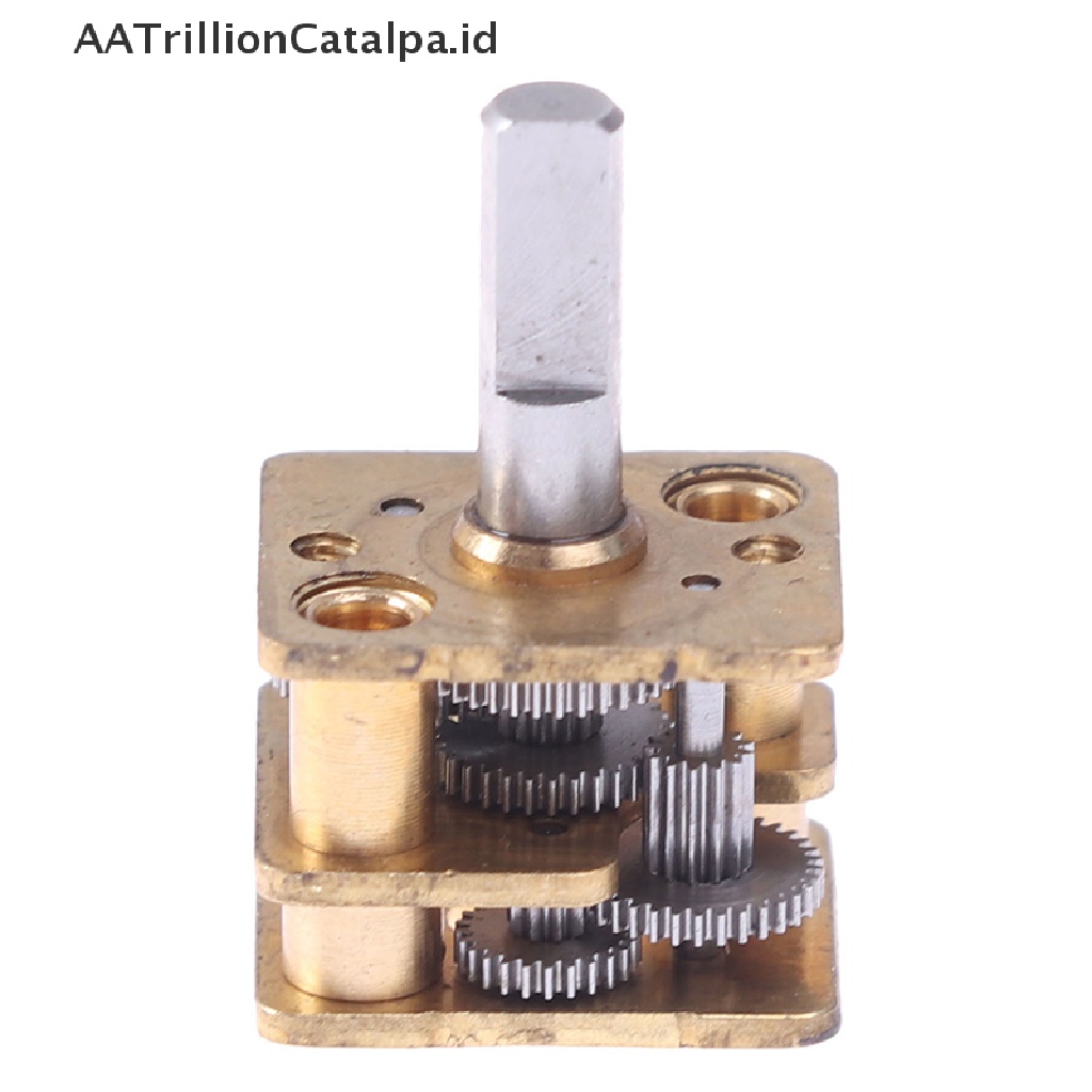 Aatrillioncatalpa 5pcs N20 gearbox Pengurang Getaran Bahan metal DIY N20