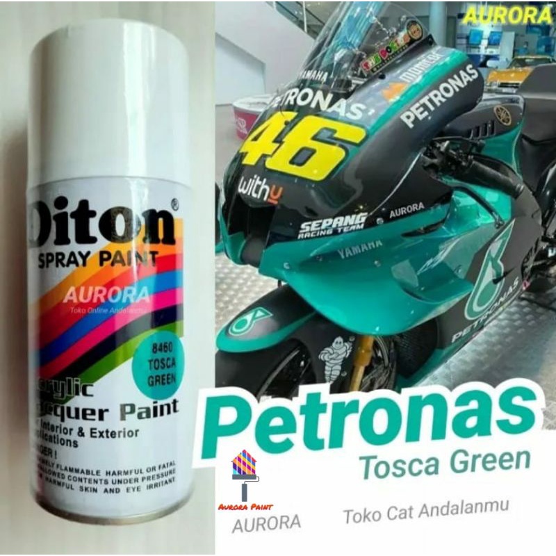 MURAH MERIAH Cat Petronas Tosca Green Diton 8460 Toska Gren ijo hijau biru blue cet pilok pilox Pylo