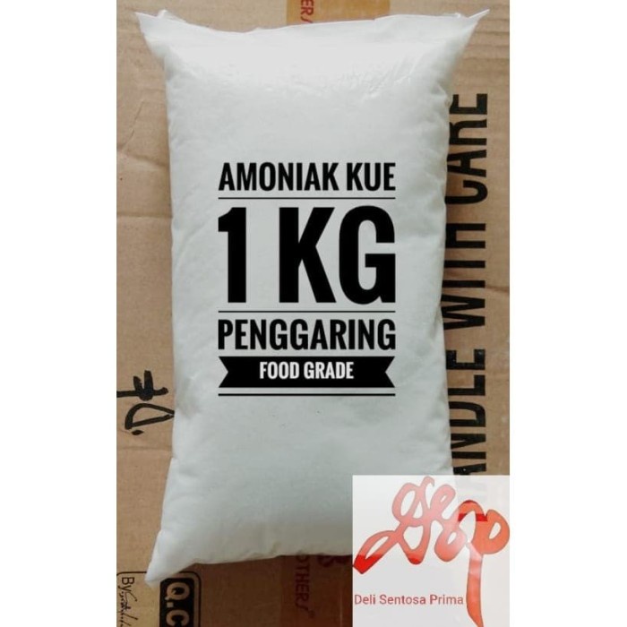 

Ht6362D Ammonium Bicarbonate / Amoniak Kue Ex. Rrt Pengembang & Penggaring 1Kg Ht5