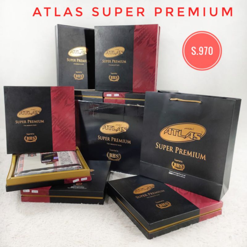 Sarung Atlas Super Premium 970 Gold Ecer Grosir