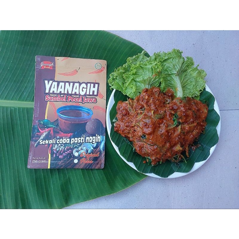 Jual Sambel Pecel Jawa Yaanagih 250 Gram Shopee Indonesia