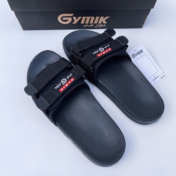 Sandal - Black Pink | Sandal Slipper | Sandal Selop | Sandal Slide | Sandal Pria Wanita | Original