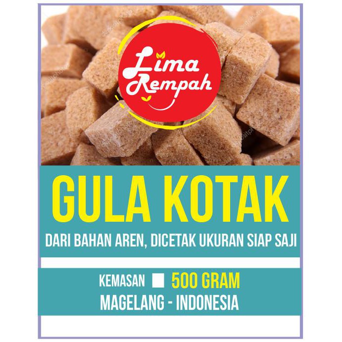 

Gula Aren Kotak Atau Sugar Cube 500Gram