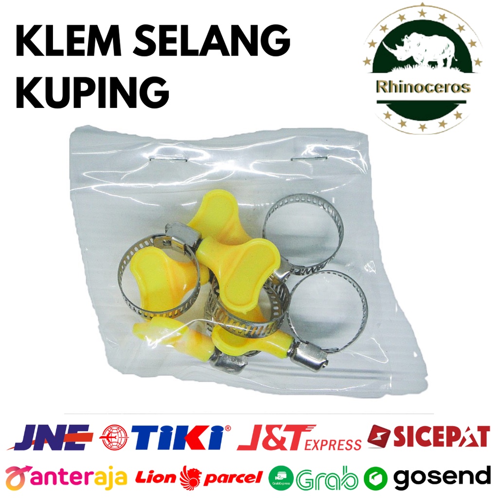 klem selang kuping stainless 1/2-3/4in/klem selang air/klem selang gas