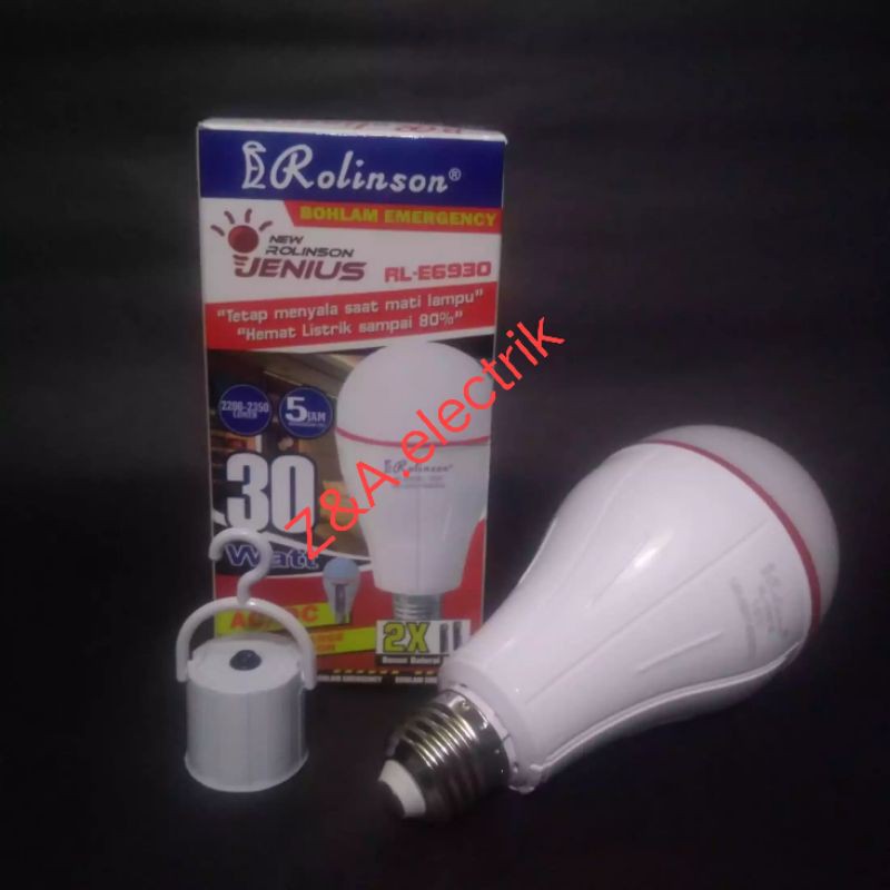 Lampu Bohlam Emergency 30 Watt RL-E690 Rolinson