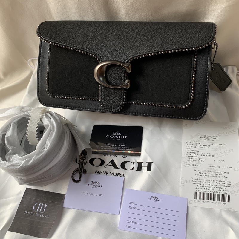 Coach Tabby Shoulder Bag 26 Beadchain black