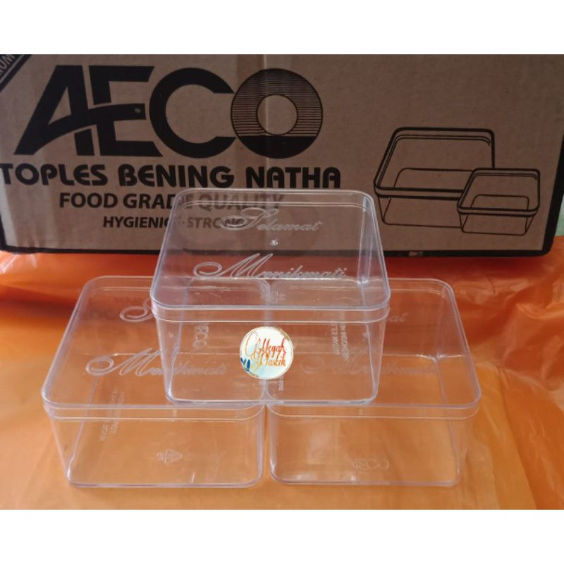 1 Lusin Toples bening Natha AECO kotak.