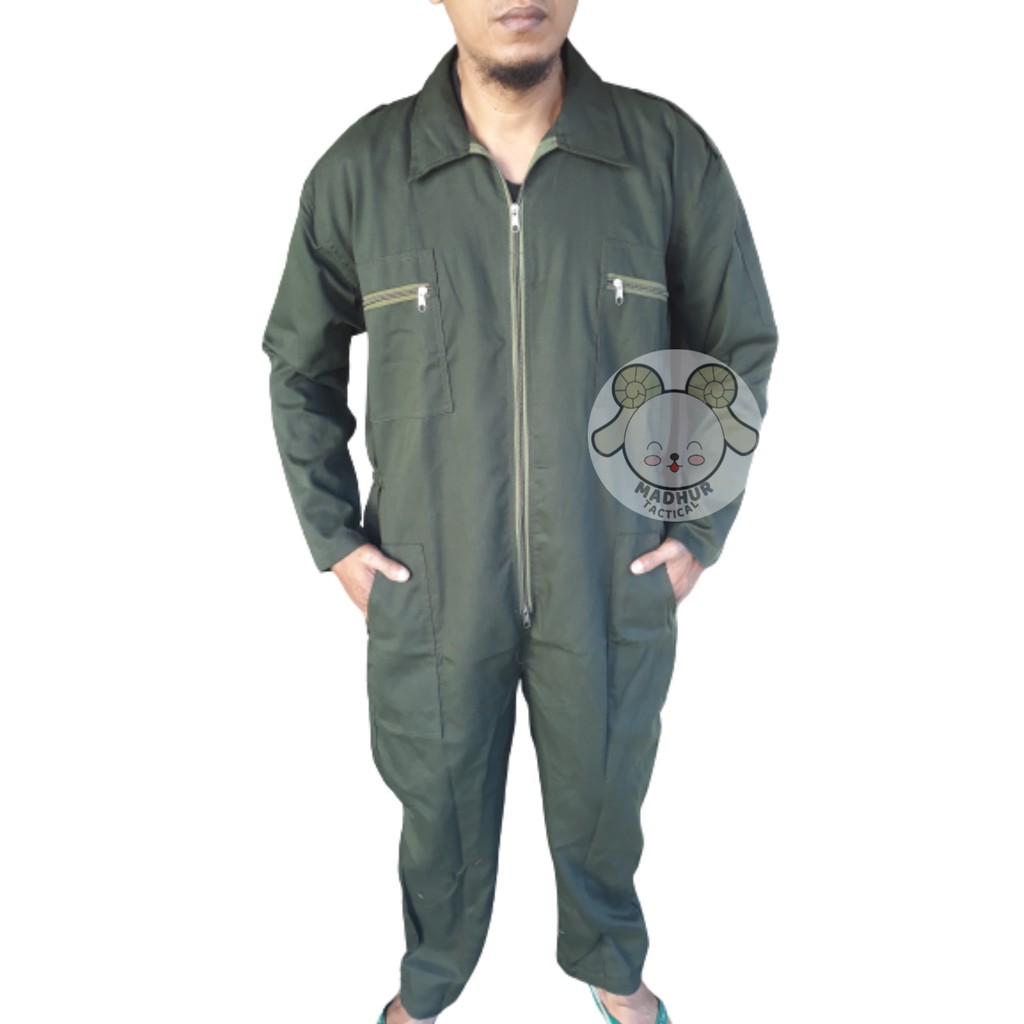 Katelpak Wearpack Safety Proyek Hijau Army