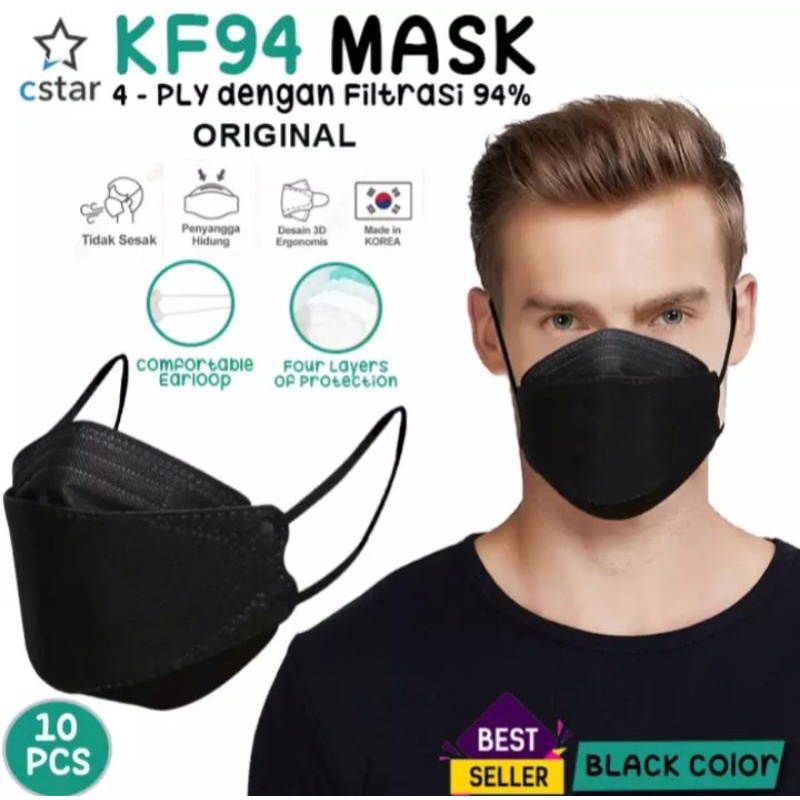 MASKER F94 MASK 10P //MASKER IMPOR 4-ply