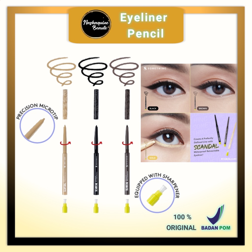 SOMETHINC Scandal Waterproof Retractable Eyeliner