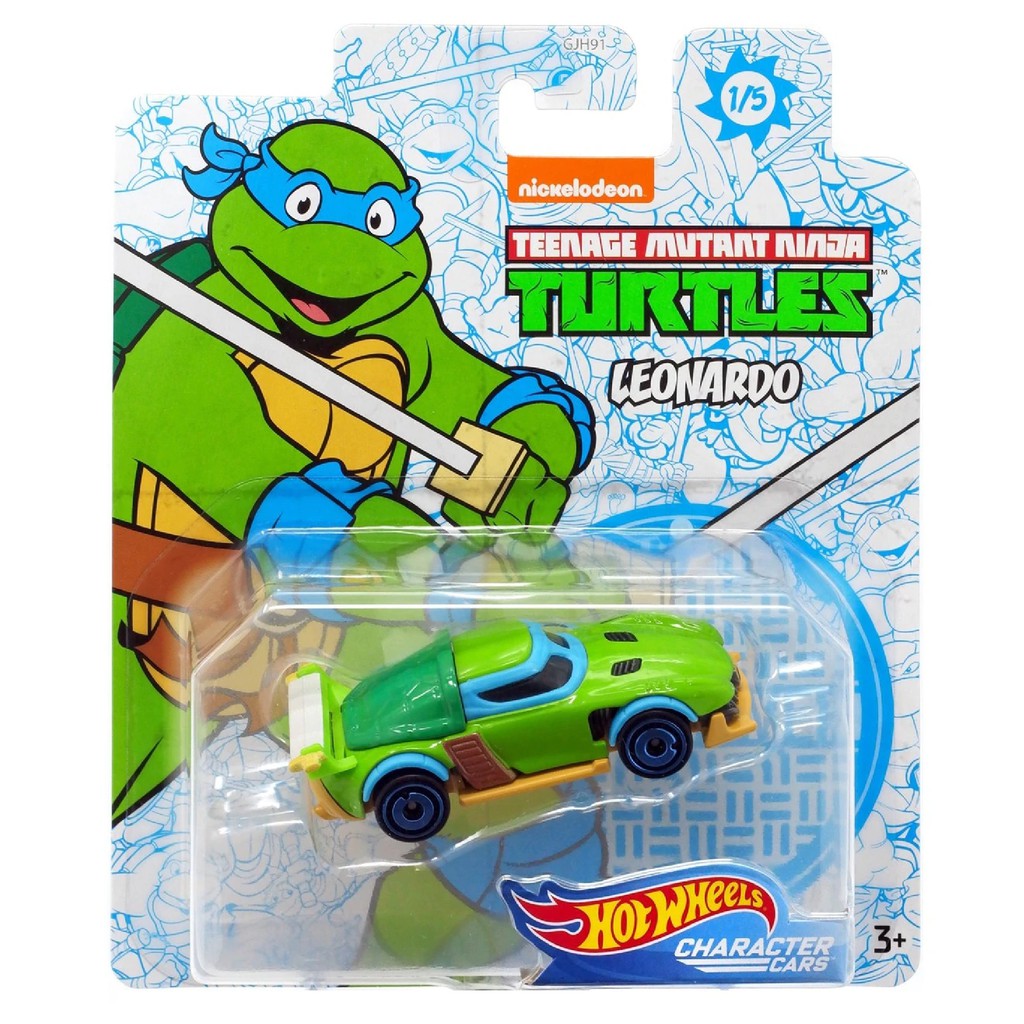 Hot Wheels Character Cars TMNT Leonardo