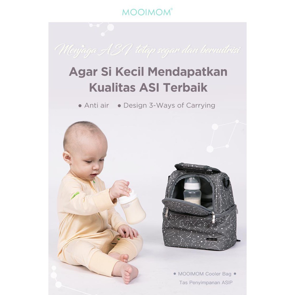 Makassar - MOOIMOM Cooler Bag / Tas ASI Ransel Jinjing Sling