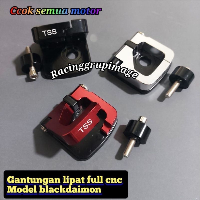 Gantungan Barang motor Model D Tutup Universal Nmax,Aerox,Xmax,Vario125,150 Dll