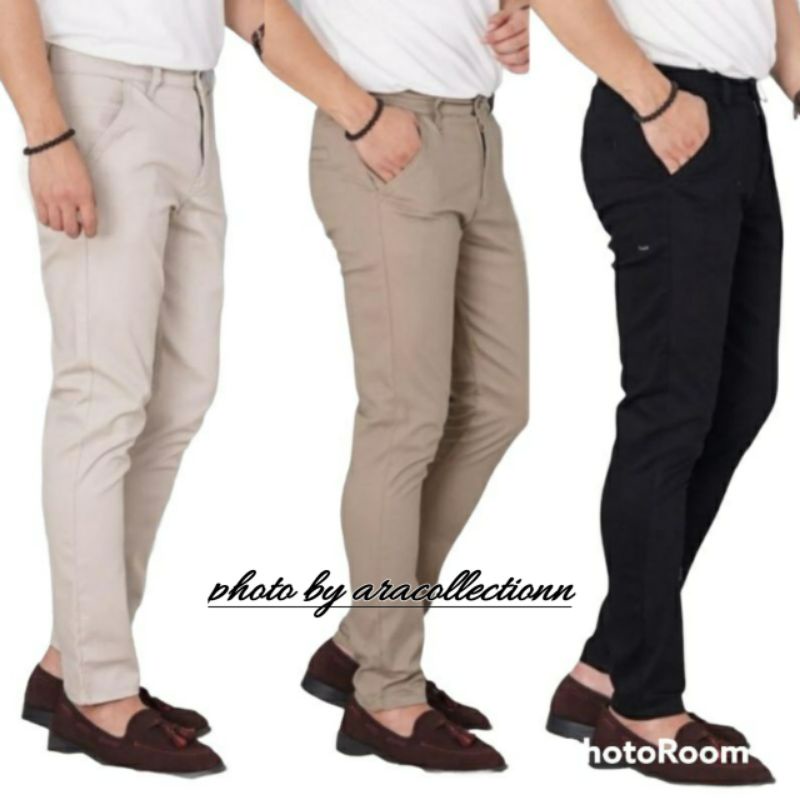 Celana Chino Panjang / Celana Cino Pria / Celana Cinos Panjang / Chino Pria Ukuran 27-38 cod